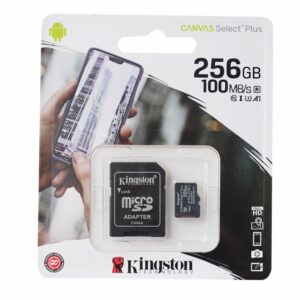Memoria MicroSD 256GB/100MB Kingston Canvas Select Plus