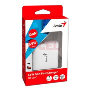 CARGADOR GENIUS PD-65AC DUAL USB QC3.0+TIPO-C 3.0 PD 65W