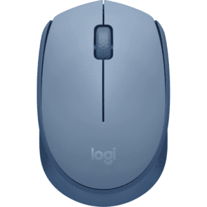 Logitech M170 Wireless Mouse, Ambidextrous, Blue Gray