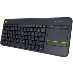 TECLADO LOGITECH K400 PLUS NEGRO WIRELESS TOUCHPAD-MULTIMEDIA TV-USB UNIFYING
